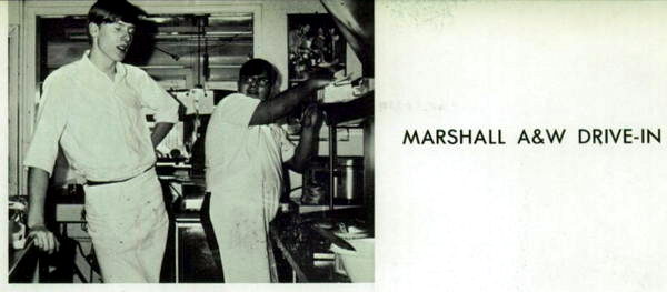 A&W Restaurant - Marshall - 1102 W Michigan Ave - Old Yearbook Ad